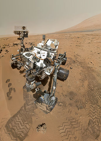 self-portrait by Curiosity Rover