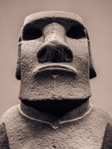 Easter Island head statue