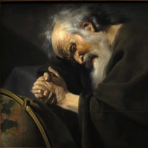 painting of Heraclitus by Johannes Moreelse
