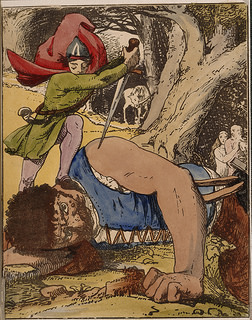 Image of Jack killing the giant